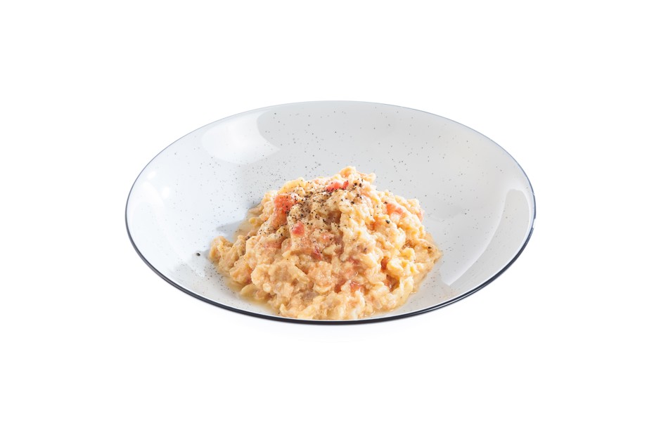 Фото рецепта Яичница с помидорами