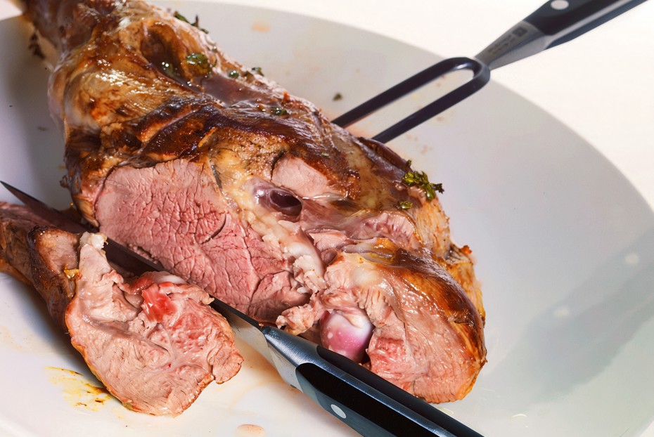 Фото рецепта Запеченная баранья нога