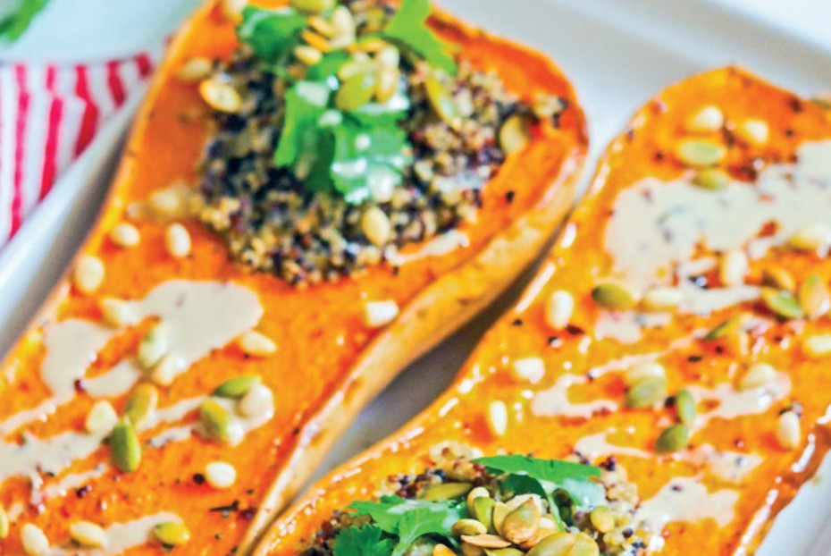 Фото рецепта Запеченная тыква с киноа