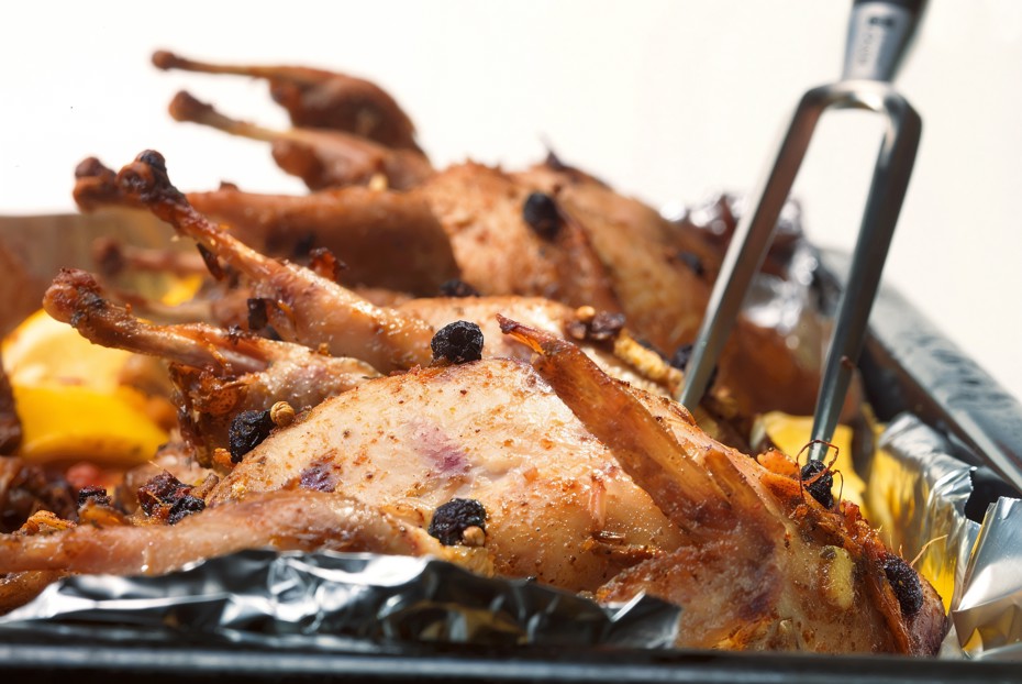 Фото рецепта Запеченные перепелки