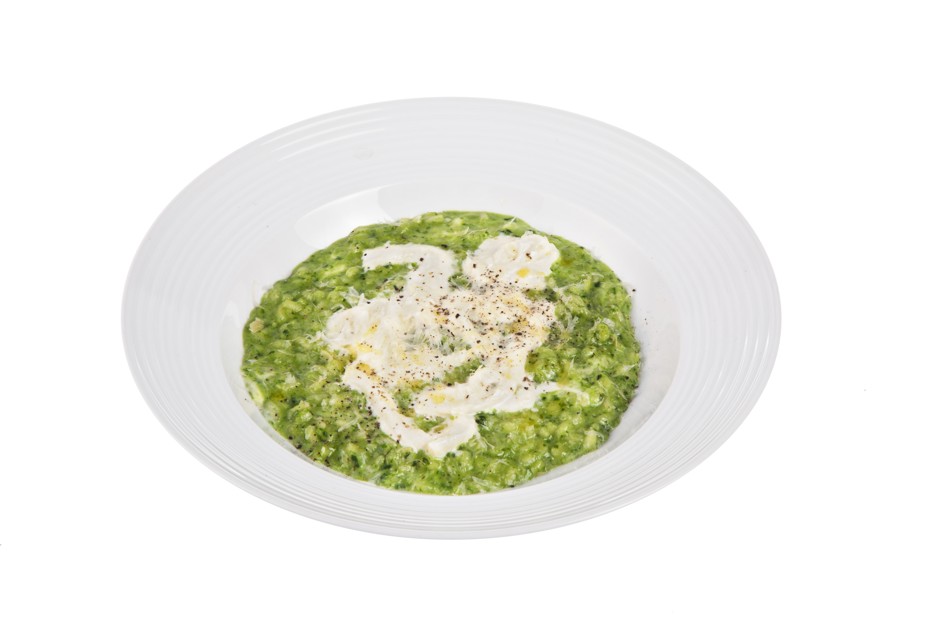 Фото рецепта Зеленое ризотто