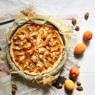 Фотография рецепта Абрикосовый тарт с миндальными хлопьями автор julia zaharrra