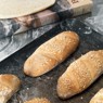 Фотография рецепта Багеты из семолины с кунжутом автор Еда