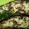 Фотография рецепта Баклажаны фаршированные грибами курицей и болгарским перцем автор Светлана Горелова