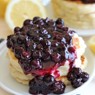 Фотография рецепта Банановоовсяные блинчики с черничным сиропом автор Lana Svetlana
