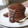 Фотография рецепта Быстрые шоколадные оладьи автор Надежда Богданова