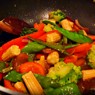 Фотография рецепта Быстрое овощное рагу с базиликом и чили автор Vladimr VK