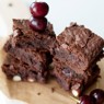 Фотография рецепта Брауни с вишней и миндалем автор Евгения Кукоба