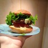 Фотография рецепта Бургер с говядиной и горчичным соусом автор Кристина Горбунова