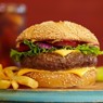 Фотография рецепта Бургер с мясом овощами и сыром автор Ekaterina Gusakova