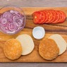 Фотография рецепта Бургер с тунцом луком и помидором автор ШЕФМАРКЕТ