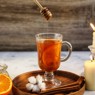 Фотография рецепта Чай с имбирем цитрусом медом и корицей автор Petr Zhirnov