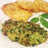 Фотография рецепта Детокс оладьи из цукини с зеленым луком и мятой автор DemaKitchen Евгения Демина
