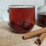 Фотография рецепта Домашний чай с вишней и пряностями автор ЮЛИЯ ТИМОФЕЕВА