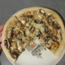 Фотография рецепта Домашняя пицца с курицей и грибами автор Любаня Зорина