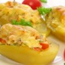 Фотография рецепта Фаршированный картофель c копченым мясом автор Irina Bmbulyan