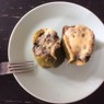Фотография рецепта Фаршированный кабачок с печенью и шпинатом автор АЛЕКСАНДРА ПОБЛИНКОВА