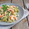 Фотография рецепта Феттучини с соусом альфредо и креветками автор Алина Арутюнян
