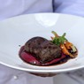Фотография рецепта Филе оленя с муссом из свеклы и соусом красное вино автор Еда