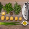 Фотография рецепта Форель запеченная в бумаге с картофелем автор ШЕФМАРКЕТ