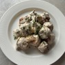 Фотография рецепта Фрикадельки в сливочном соусе с грибами автор Олеся Потапова