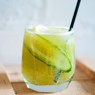 Фотография рецепта Газированный огуречный лимонад автор Евгения Кукоба