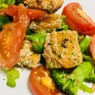 Фотография рецепта Горбуша с брокколи и помидорами автор Aleksandra Churkina