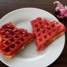 Фотография рецепта Яблочные вафли с малиновым соусом автор Meet At Global Kitchen