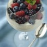Фотография рецепта Ягоды с лимонномедовым соусом автор Ekaterina Gusakova