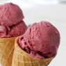 Фотография рецепта Ягодное мороженое в вафельном рожке автор Анна Древинская