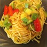Фотография рецепта Яичная лапша с овощами автор Юлия