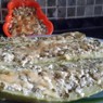 Фотография рецепта Кабачки фаршированные творогом автор Мария