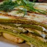 Фотография рецепта Кабачковый торт с творожным сыром чесноком и зеленью автор Ална Казавчинская