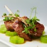 Фотография рецепта Каре исландского ягненка на гриле с соусом Зуко автор Forum Restaurant Group
