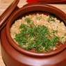 Фотография рецепта Каша перловая с мясом запеченная в горшочке автор Olga Erbis