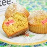 Фотография рецепта Кексы с ревенем автор Любовь Иванова
