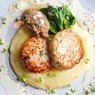 Фотография рецепта Котлеты из индейки с картофельным пюре и грибной икрой автор Tatiana Shagina
