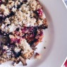 Фотография рецепта Крамбл с брусникой автор Лара Амелькина