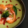 Фотография рецепта Кремсуп из кабачков с креветками автор Serge Lee