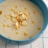 Фотография рецепта Кремсуп из сельдерея с трюфельным маслом и миндалем автор Katja Jakovljeva