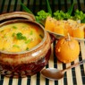 Фотография рецепта Кремсуп из тыквы с картофелем в молоке и орешками автор ляля Бочкарева