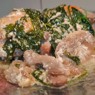 Фотография рецепта Курица с грибами и шпинатом автор Ална Казавчинская