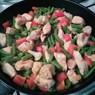 Фотография рецепта Курица со стручковой фасолью и болгарским перцем автор Сергй Василенко