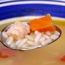 Фотография рецепта Куриный бульон с рисом и зеленью автор maximsemin