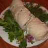 Фотография рецепта Куриный рулет с брынзой и зеленью автор Юлия Коноплева