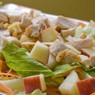 Фотография рецепта Куриный салат с яблоками и зеленью автор Masha Potashova