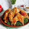 Фотография рецепта Куриные крылышки в апельсиновогорчичном маринаде автор Anita Ggdf