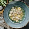 Фотография рецепта Куриный бульон с домашней лапшой автор Людмила Чумакова