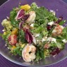 Фотография рецепта Легкий салат с киноа и креветками автор Anna Sudnik