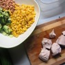 Фотография рецепта Легкий салат с курицей фасолью и сыром автор ТАТЬЯНА ПЕТРУХИНА